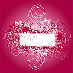 时尚花纹banner