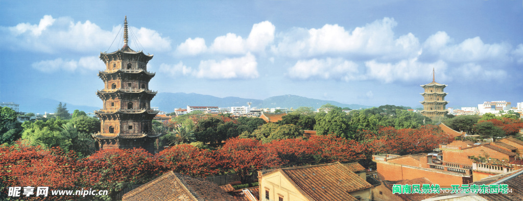 泉州市开元寺东西塔