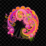 潮流可爱花卉花纹元素