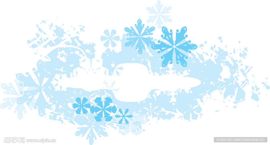 冬季花纹banner