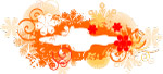 冬季花纹banner