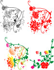 花矢量