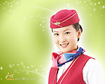 航空公司广告设计图