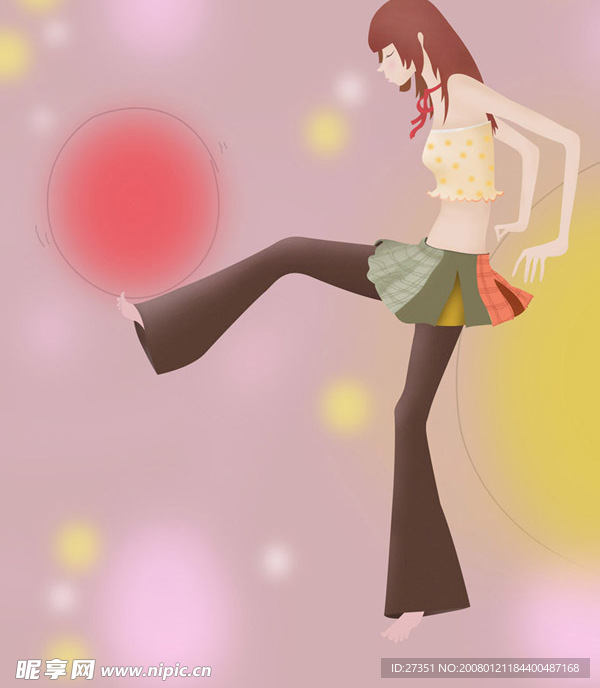 美女