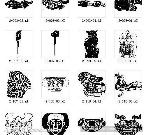 古代青铜器花纹2