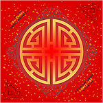 新年极品底纹花边素材