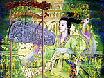 重彩美女