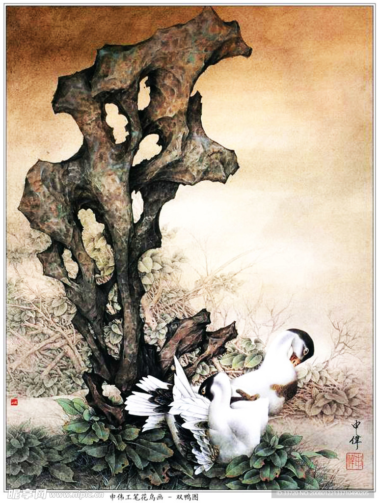 工笔画欣赏
