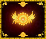 漂亮金色五星发光底纹