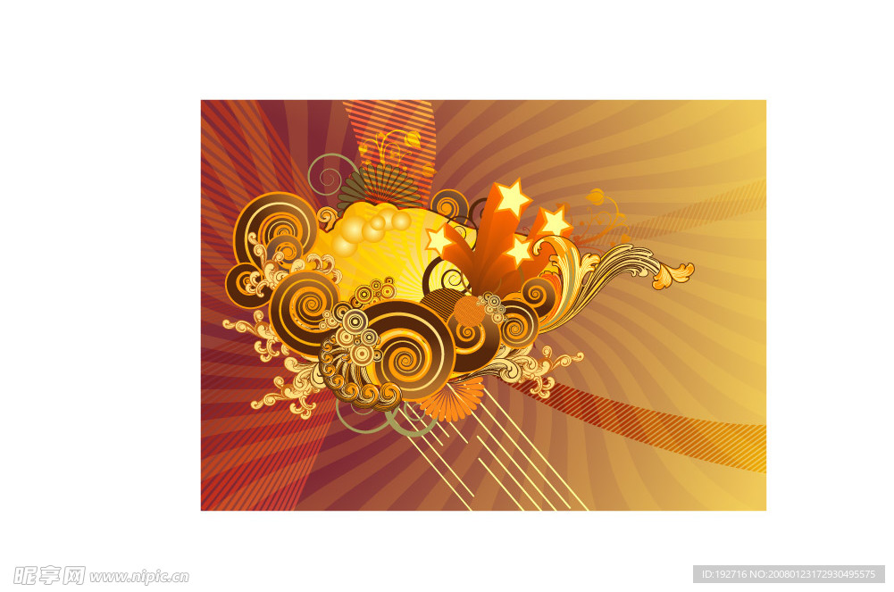 华贵花纹