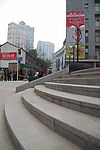 重庆江北未来大厦前的阶梯