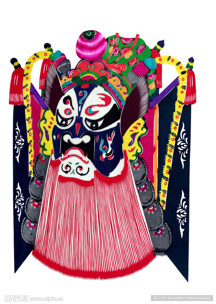 剪纸 脸谱3