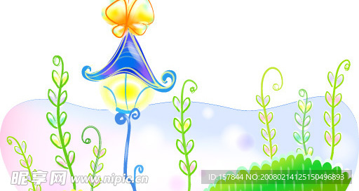 韩国梦幻矢量素材