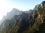 黄山旅游-缆车上的美景
