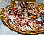 美食 烧烤 鱿鱼头