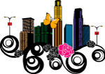 城市建筑与花卉   经典