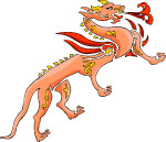 古代彩色图案
