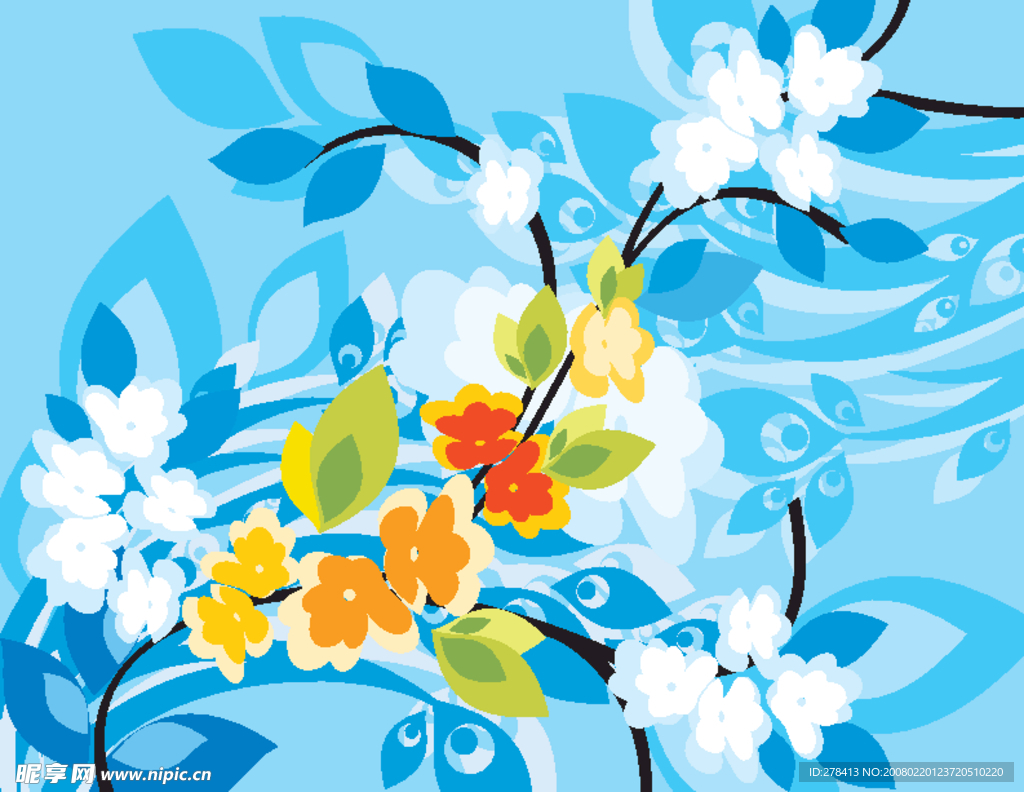 花艺饰品背景
