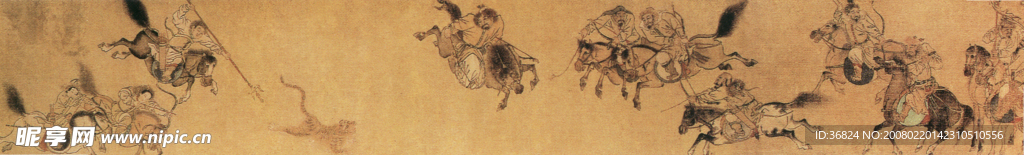 胡人出猎图