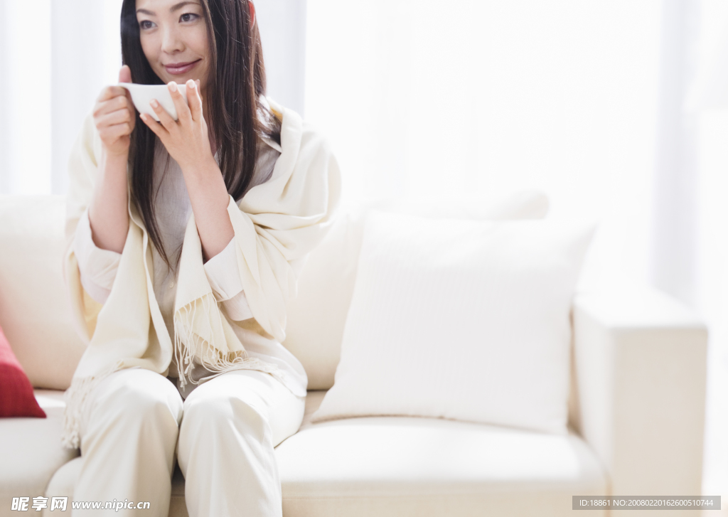 居家美女