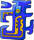 古代彩色图案