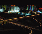 北京建筑,北京道路夜景