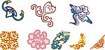 中式花边