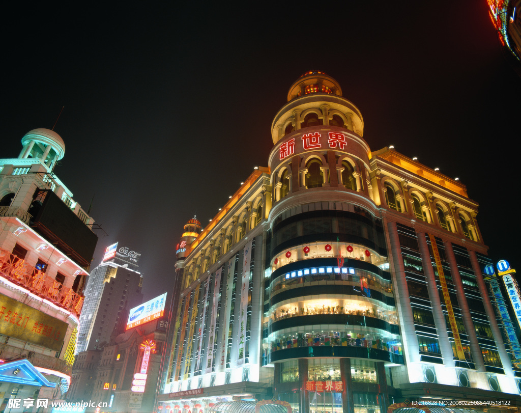 北京风景,城市夜景