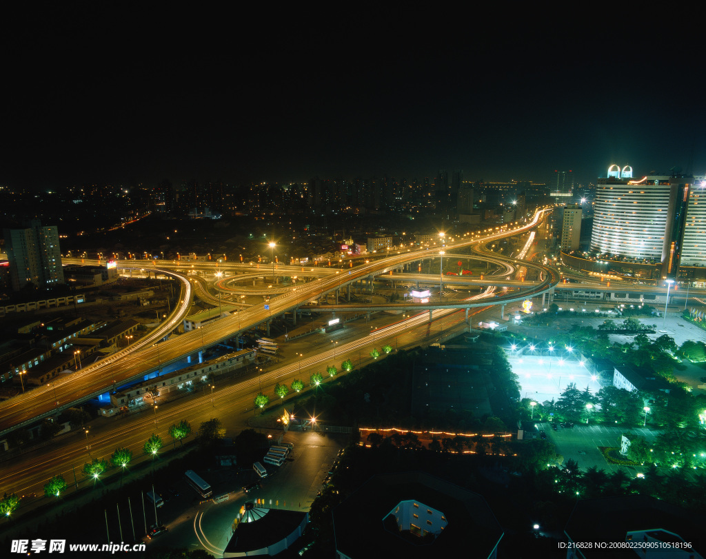 北京风景,城市夜景