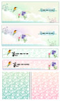 花草春天 花纹 经典