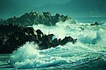 海浪礁石