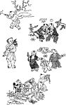 中国古代年画人物