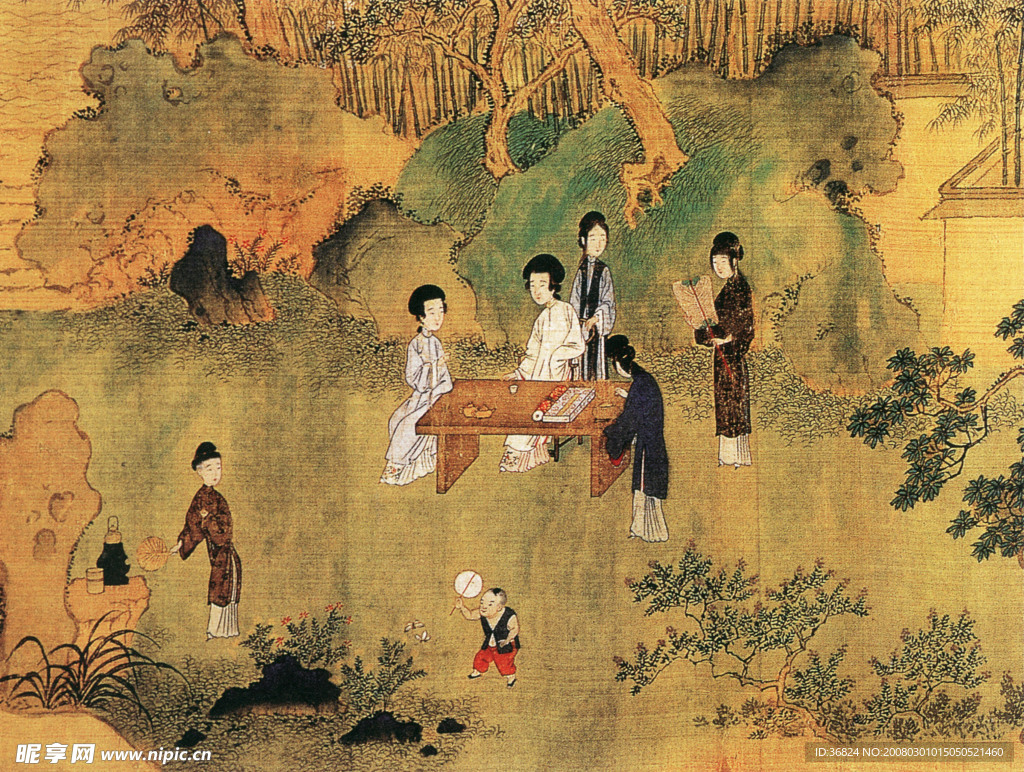 豪家佚乐图(部分)