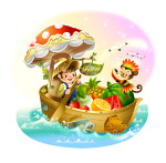 梦幻矢量 矢量图 儿童素材