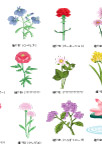 植物花卉元素CDR矢量素材
