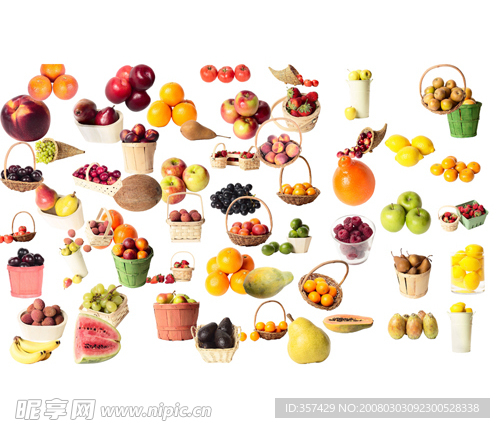 近60种水果超清晰分层图