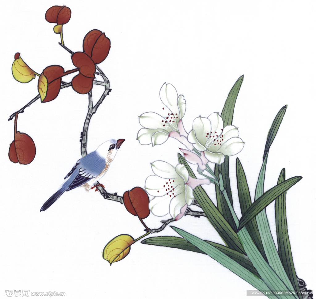 花鸟工笔画