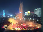 泉城广场夜景