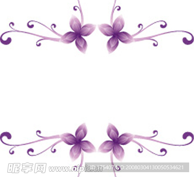 2008最新潮流花纹矢量