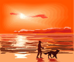 海上日出