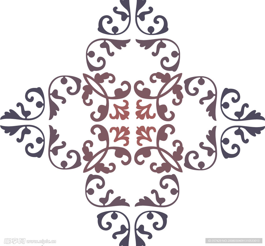 矢量花纹