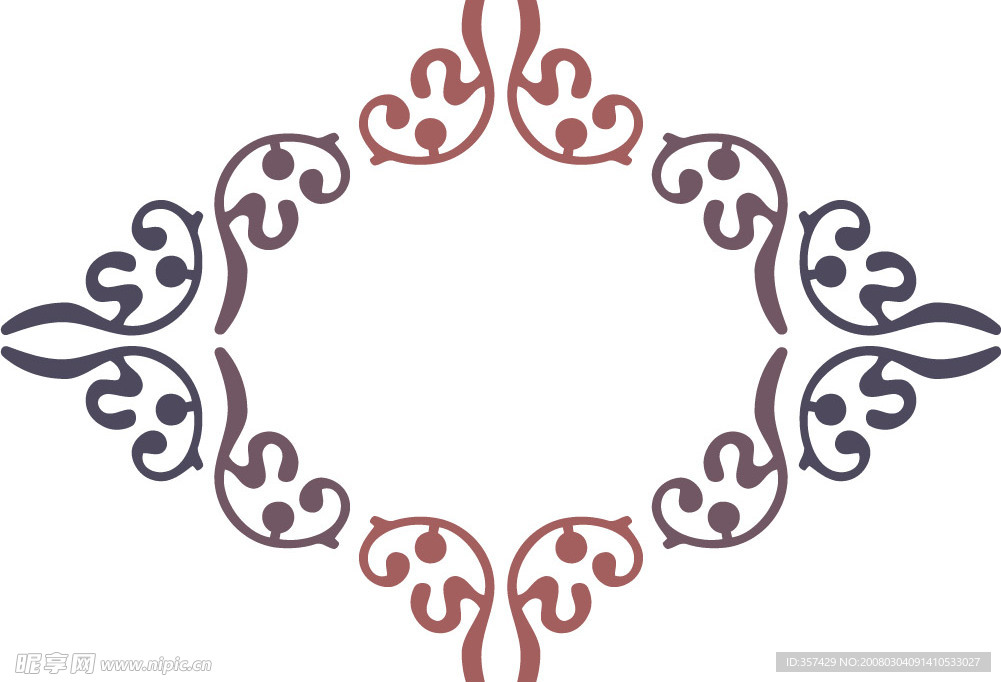 矢量花纹