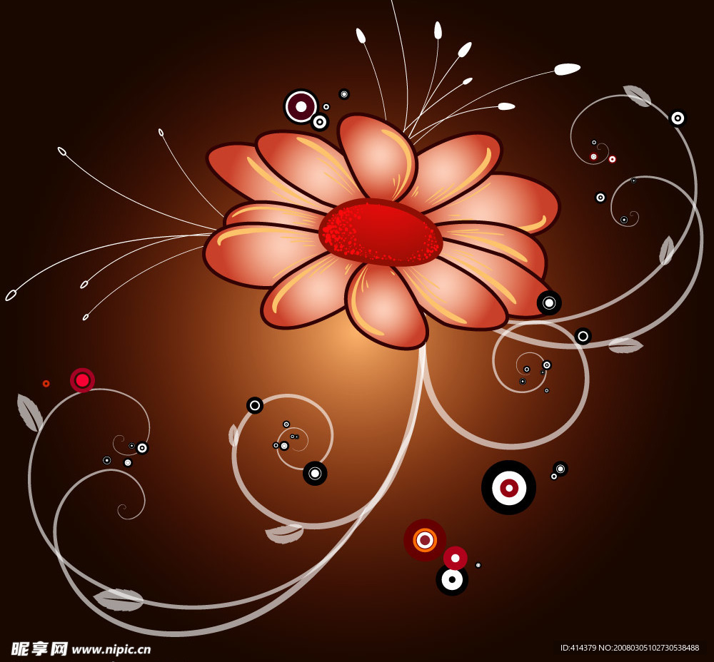 矢量花纹