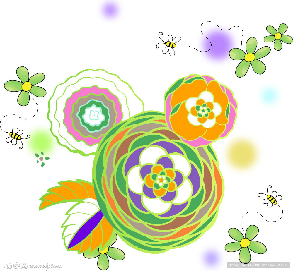 矢量花纹