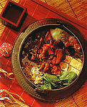 水煮牛肉沙锅