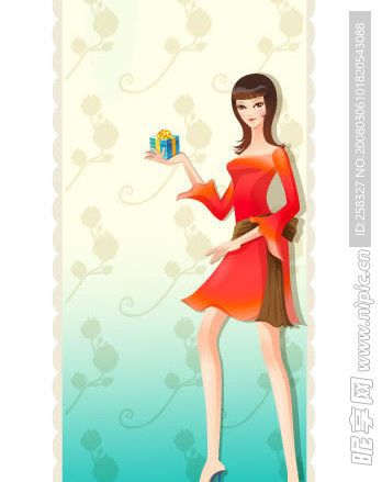 时尚矢量美女20