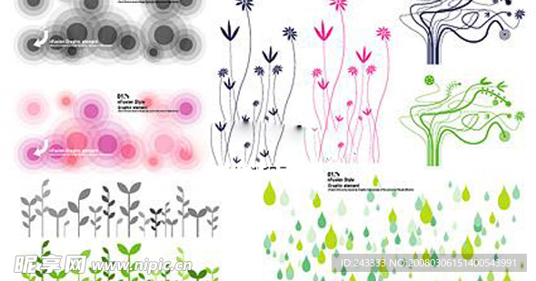 简约的图案矢量素材