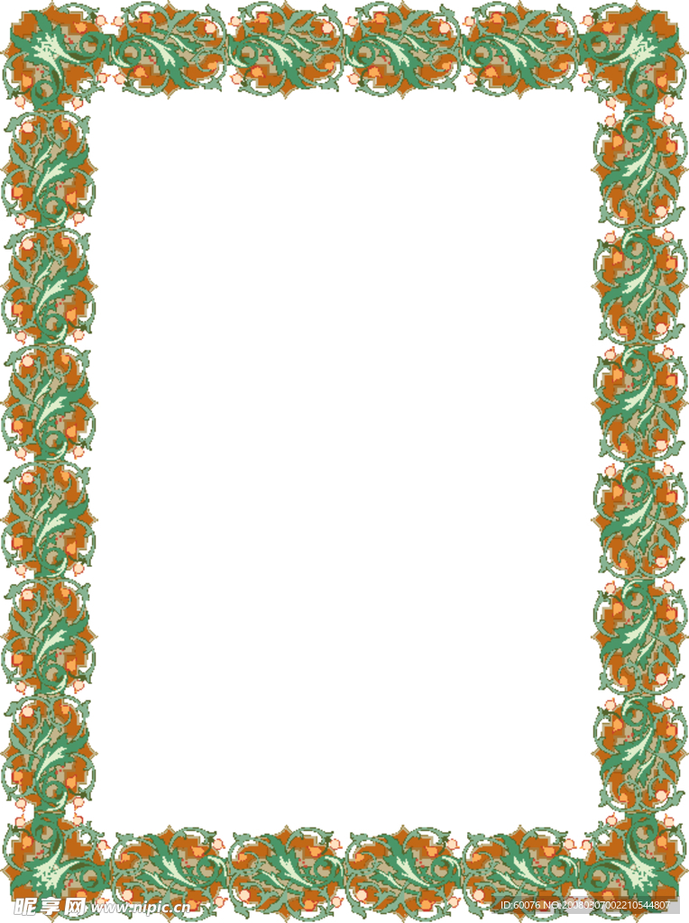 矢量古典边框 花边 花纹