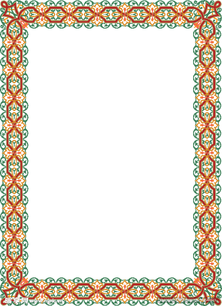 矢量古典边框 花边 花纹