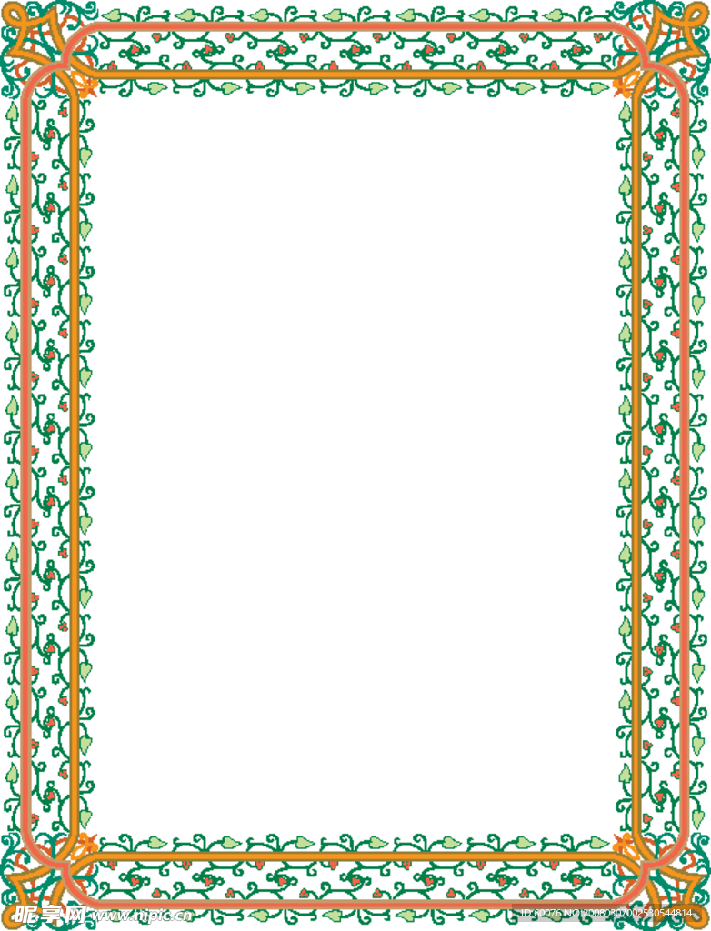 矢量古典边框 花边 花纹